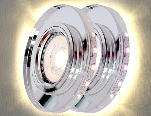 Einbaustrahler Glas Klar Rund Decko licht LED SMD GU10 MR16 230V | eBay